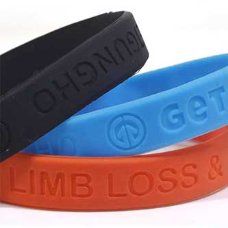 Debossed Wristbands