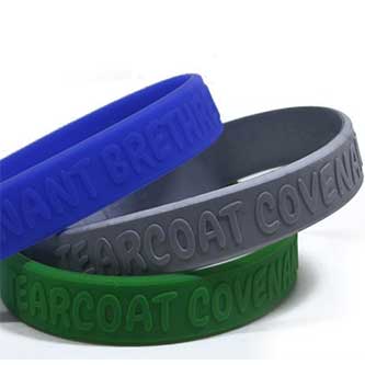 Embossed Wristbands