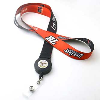 Full Color Printed Badge Reel Lanyard