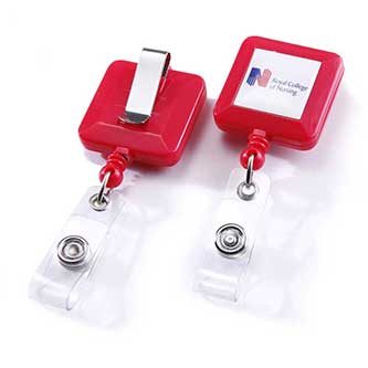 Square Badge Reel