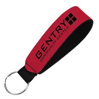 Neoprene Full color Printed Keyring