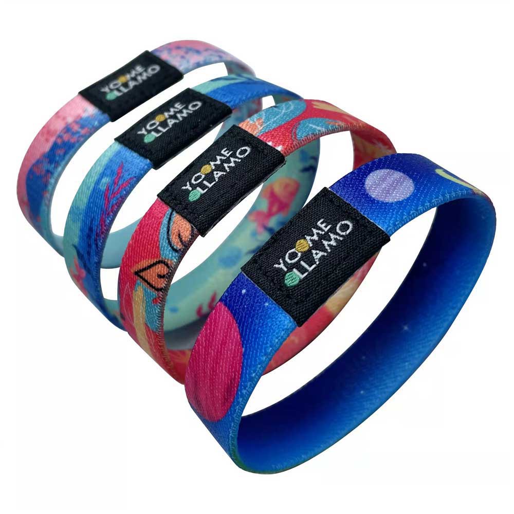 RFID Custom Elastic Fabric Wristbands (NFC)