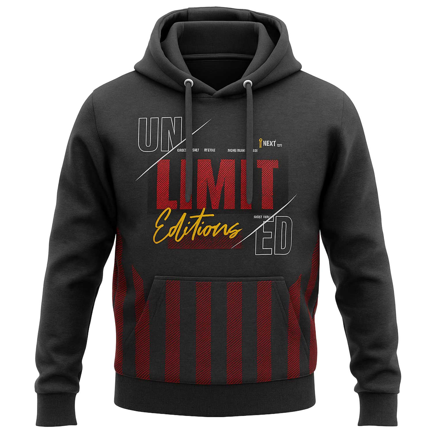 310 GSM Interlock Fleece Sublimation Pullover Hoodies w/ Kangaroo Pockets