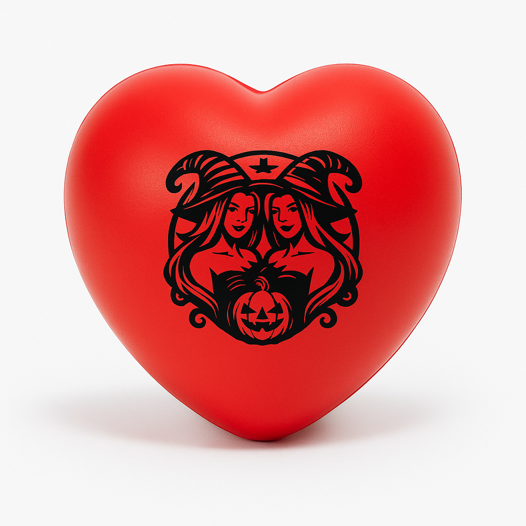 Squeezes Stress Reliever Heart Shape Ball