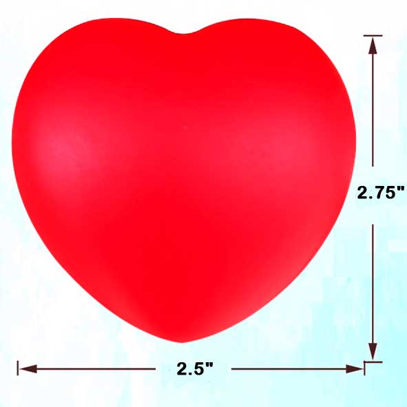 Squeezes Stress Reliever Heart Shape Ball thumb 444