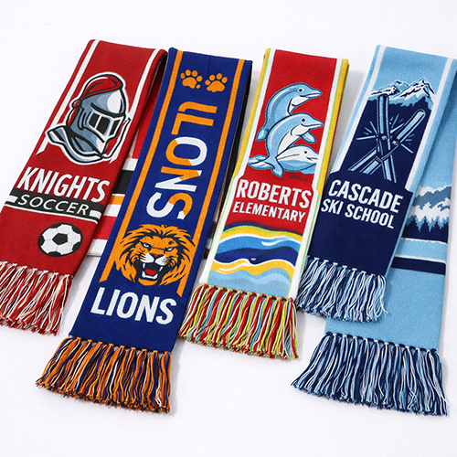 Warm Knitted Woven Scarf With Tassel thumb 464