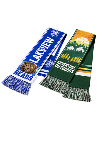 Warm Knitted Woven Scarf With Tassel