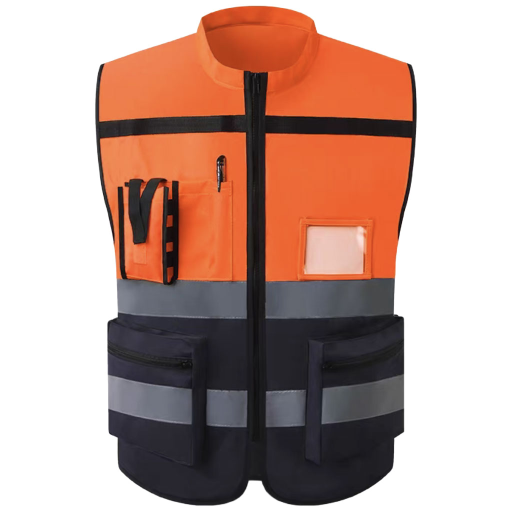 Heavy Duty Reflective Safety Vest with Pocket thumb 471