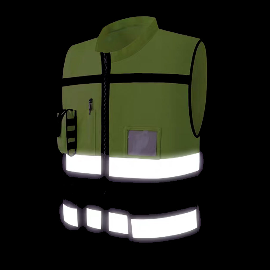 Heavy Duty Reflective Safety Vest with Pocket thumb 475